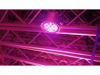 LED Scheinwerfer PAR 56 RGB, mit 36x 1W LED, 8 Stück, Case